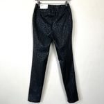 Soft Surroundings  Womens Black Leopard Print Legging Ankle Pants Size S Photo 2