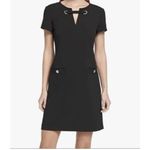 Tommy Hilfiger Tommy Hilfiger Scuba Crepe Pocket Shift Dress in Navy Size 16 Photo 2