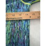 TutuBlue Full Zip Womens XS Blue Green Rash Guard UPF50 Thumbhole Pocket Photo 11