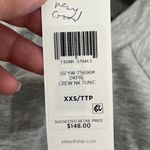 Eileen Fisher  Crewneck Tunic Sweatshirt XXS NWT‎ $178 Gray Cotton Stretch Lounge Photo 4