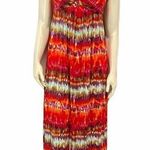 Chico's Chico Tie Dye Sleeveless Maxi Dress 0 Multicolor Summer Boho Bohemian Casual Photo 0