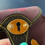 Dooney & Bourke Vintage Rare Purple Mini Cavalry Crossbody Punk Goth Bag Photo 3