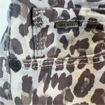 Nine West Brown Leopard Print Jeans Photo 2