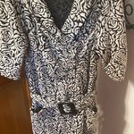 🐼🐼🐼BOGOHO 🐼🐼🐼Black and White Coat Dress Black Size L Photo 2