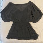 Gianni Bini Crotchet Black Top Photo 1
