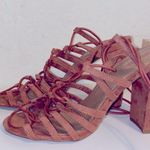Forever 21 Faux suede lace up heels Photo 2