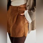 Free People Revolve* Vegan Suede Shorts, Brown Size XL New with Tag Photo 3