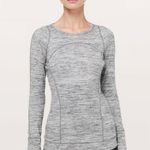 Lululemon Cypress Kiss Long Sleeve Space Dye Gray 12 Photo 0