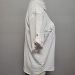 Rosemary & Ivy sand linen blend button down size large Photo 1