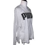 Puma Dry Cell Lightweight Gray Hoodie Black Logo Large NWT Photo 5
