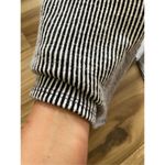 Caution to the Wind Jumpsuit Size Small Black White Pin Stripe Sleeveless Photo 8