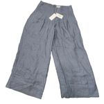 Flannel Brand Lightweight Organic Quiet Luxury Lined Wide Leg Slate Gray Pants 2 Photo 0