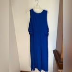 Chico's Chico’s size 4 blue sleeveless midi dress Photo 7
