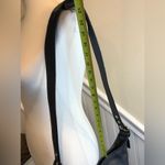 Coach Rugby Stripe Navy Leather Duffle Feeder Bag With Crossbody Shoulder Strap Photo 6