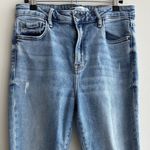 HIDDEN Light Wash Raw Hem Flare Jeans, Size 29 Blue Photo 1