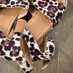 Leopard print block espadrilles sandals size 8.5 Multiple Photo 2