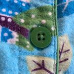 Nick & Nora Nick Nora flannel sleep shirt pullover owl Small Photo 6