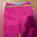 Crown & Ivy NWOT bright pink Women 8  wide-leg, cuffed, cropped chino pants Photo 9