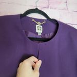 Anne Klein  BLACKBERRY CORDIAL OPEN FRONT WORK CAREER DRESS LONG LENGTH JACKET M Photo 2