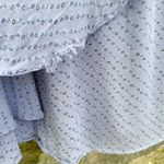 Ganni Blue Ditsy Floral Chiffon Knee Length Skirt Photo 2