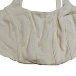 Wild Fable Women's Beige Seamed Cropped Corset Tank Top - Size Medium - NWT Photo 2