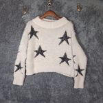 Aakaa  Starry Night Sweater Fairy Chunky Cozy Long Sleeve Sweater Size M Photo 3