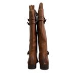Naturalizer Jessie Leather Knee High Riding Boots Wide Calf Brown Cinnamon US 12 Photo 2