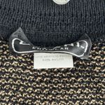 Dylani Knitwear Cardigan Womens XS Brown Black Zip Front‎ Textured Knit Classic Photo 7