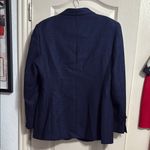 💙💖 Vintage 90s Escada Navy Single Breasted Blazer Blue Size 12 Photo 2