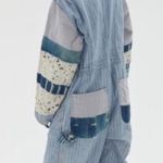 Urban Outfitters UO Bandana Patchwork Linen Coveralls NWT Photo 1