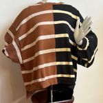 Cherry Cloth Brown and Black Oversized Dolman Sleeve sweatshirt Size undefined Photo 0