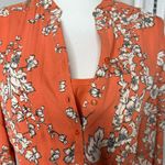 Nanette Lepore 🌻 Floral Orange Dress Size 10 Photo 2