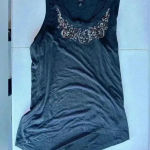 Y2K Mossimo Jeweled Tank Top Size L Black Size L Photo 0