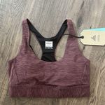prAna  Sport Bra XS Kimble Bra Flannel Heather Racer Back Work Out Photo 0