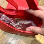 Bebe  Lily Saddle Crossbody Bag Hibiscus Red NWT Photo 2