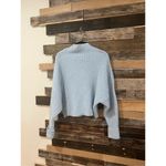 Maeve Anthropologie  Athena Cowl Neck Blue Sweater sz S Photo 2