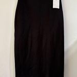 Givenchy  Designer Black Pencil Skirt Sexy Sleek Runway Flawed Size 38 Gold Zip Photo 0