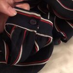 Timing Cropped Striped Front Tie Blouse Top Photo 4