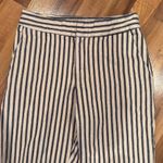 Karen Kane off white and navy straight ankle pant size 10 spring, casual crop Photo 1