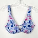 Splendid | Floral Print Double Strap Closure Swim Bikini Top Sz. Medium Photo 2