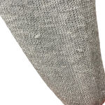 Eileen Fisher Medium Cardigan Knit Italian Yarn Merino Wool Grey Waterfall 3/4 Photo 3