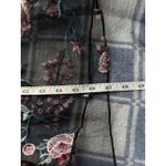 Showpo Sheer Tulle Floral Embroidered‎ Dress Ruffle Sleeves Party Black 4 Photo 3