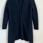 COS  Cardigan Sweater Knit Long Midi Wool‎ Mohair Black Sz XS Photo 0