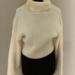 SheIn Cream Crop Turtleneck Sweater Photo 0