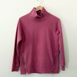 Athleta  Cozy Karma Side Zip Funnel Neck Victorian Berry Pullover Size XS Photo 9