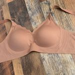 Seamless Chocolate Tan Padded Bra Wireless Stretchy Small 34 Photo 1