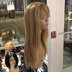 None Back In Stock - Human hair Wig Long strawberry blonde bangs 2020 Photo 10