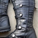 Vintage DC Animal Print 361347 Black Leather Snow Boots Women’s Black Sz 7.5 Photo 5