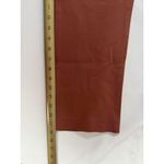 Theory Women Cropped Pants Chocolate Hook & Eye Cotton Stretch Classic Size 8 Photo 4