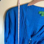 J.Crew Women’s VOILE PINTUCK Tiered Cover Up Swim Dress Blue BQ963 SU23 Large Photo 9